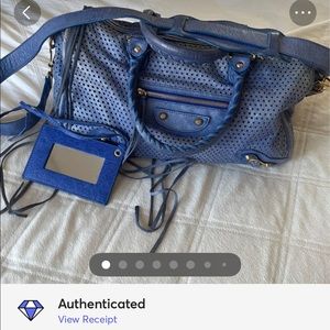 Balenciaga leather crossbody bag